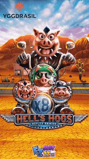 Icon ทดลองเล่นสล็อต Hell’s Hogs ค่ายYggdrasil Gaming เกมใหม่2023
