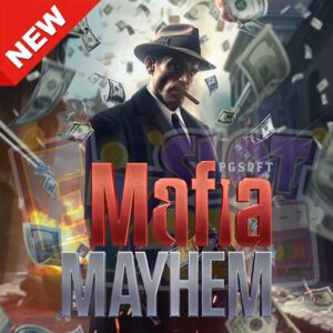 Banner Mafia Mayhem ทดลองเล่นสล็อต ค่าย PG SLOT เกมใหม่ล่าสุด2023
